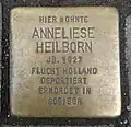 Stolperstein für Anneliese Heilborn (Neusser Straße 87c)