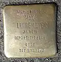 Stolperstein für Max Lindemeyer (Riehler Straße 7)