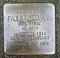 Stolperstein für Paula Hoffmann (Schillingstraße 23)