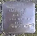 Stolperstein für Karl Wulf (Spichernstraße 24)