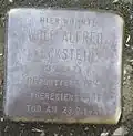 Stolperstein für Wolf Alfred Eckstein (Weißenburgstraße 66)