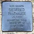 Stolperstein für Siegfried&nbsp;Panthauer