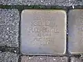 der Stolperstein für Ksiel Carl Puderbeutel