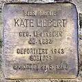 Stolperstein für Käte&nbsp;Liebert