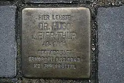 Hugo Meier-Thur vor dem Lerchenfeld 2