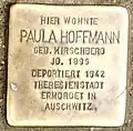 Stolperstein für Paula Hoffmann (Sülzburgstraße 220)