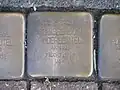 der Stolperstein für Schisre Susi Puderbeutel