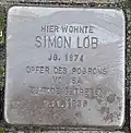 Stolperstein Simon Löb