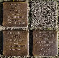 Stolperstein für Samuel Dessauer
