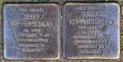Stolperstein für Anna Kupperschlag