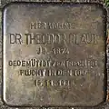 Stolperstein Theodor Plaut