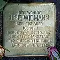 Stolperstein für Ilse&nbsp;Widmann