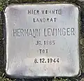 Stolperstein für Hermann Levinger