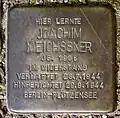 Stolpersteine für Joachim Meichßner und Hellmuth Ludwig Späth