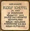 Stolperstein in der Rudolf-Scheffel-Straße in Gera