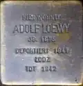 Stolperstein für Adolf Loewy (Agrippastraße 8)
