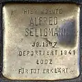 Stolperstein für Alfred Seligmann (Kyffhäuserstraße 11)