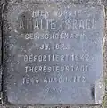 Stolperstein für Amalie Israel (Engelbertstraße 31a)