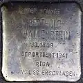 Stolperstein für Berthold Hallenstein (Lützowstraße 6)