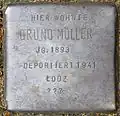 Stolperstein für Bruno Möller (Kleingedankstraße 16)