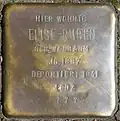 Stolperstein für Elise Ruben (Salierring 48)