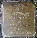 Stolperstein für Elly Rosenbaum (Karolingerring 10)