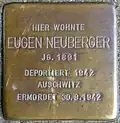 Stolperstein für Eugen Neuberger (Trierer Straße 17)