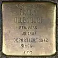 Stolperstein für Fanny Ollendorf (Waisenhausgasse 66)