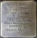 Stolperstein für Frieda Eichel (Severinstrasse 199)