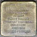 Stolperstein für Frieda Straus (Händelstraße 14)