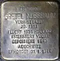 Stolperstein für Gretel Nussbaum (Spichernstraße 57)