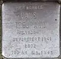Stolperstein für Hans Treumann (Kaesenstraße 24)