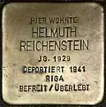 Stolperstein für Helmuth Reichenstein (Moselstraße 74)