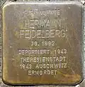 Stolperstein für Hermann Feidelberg (Humboldtstr. 42)