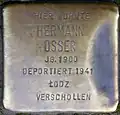 Stolperstein für Hermann Osser (Marsilstein 5)