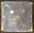 Stolperstein für Hermann Seelig (Hardefuststraße 3)