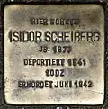 Stolperstein für Isidor Scheiberg (Rolandstraße 69)