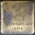 Stolperstein für Julius Koppel (Richard-Wagner-Straße 23)