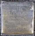 Stolperstein für Klara Reichhardt (Hohenstaufenring 53–55)