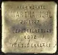 Stolperstein für Martha Mohl (Richard-Wagner-Straße 23)
