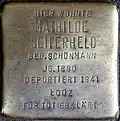 Stolperstein für Mathilde Seiferheld (Lindenstraße 17)