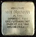 Stolperstein für Max Graumann (Schaurtestraße 1)