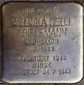 Stolperstein für Melinka Nelli Friedemann (Boisseréestraße 3)