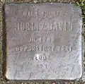 Stolperstein für Moritz David (Frankstraße 12)