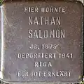 Stolperstein für Nathan Salomon (Im Dau 12)