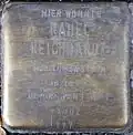 Stolperstein für Rahel Reichhardt (Hohenstaufenring 53–55)