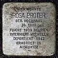 Stolperstein für Rosa Proter (Lochnerstraße 11)