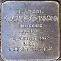 Stolperstein für Rosalie Steinmann (Nikolausplatz 5)