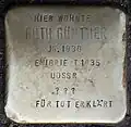 Stolperstein für Ruth Günther (Hohenstaufenring 31)