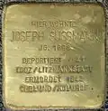 Stolperstein für Joseph Sussmann (Lütticher Straße 16)